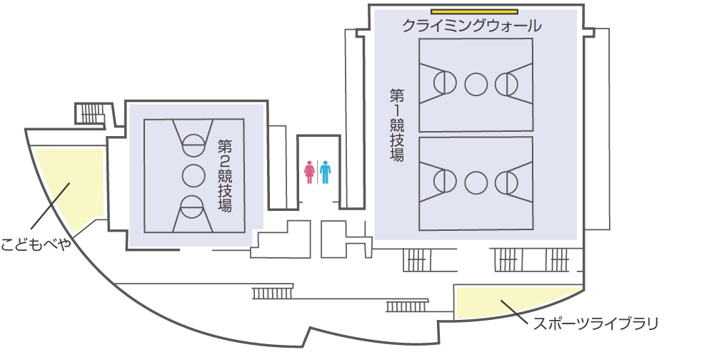 二階フロアーマップ